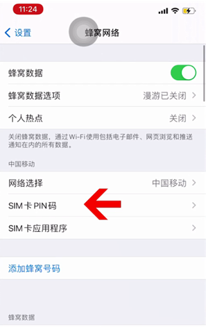 温宿苹果14维修网分享如何给iPhone14的SIM卡设置密码 