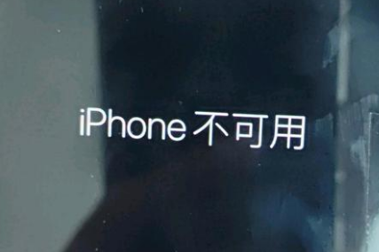 温宿苹果服务网点分享锁屏界面显示“iPhone 不可用”如何解决 